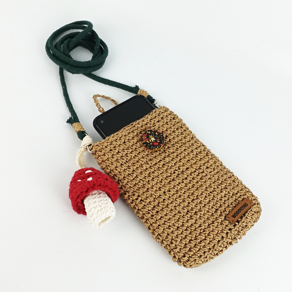 Woodycord%20El%20Örgüsü%20Kağıt%20İp%20Mantar%20Figürlü%20Telefon%20Çantası