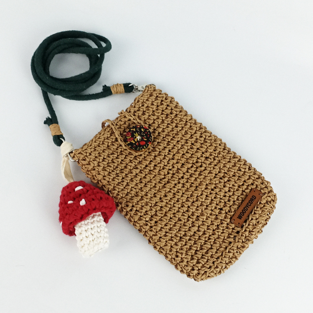 Woodycord%20El%20Örgüsü%20Kağıt%20İp%20Mantar%20Figürlü%20Telefon%20Çantası