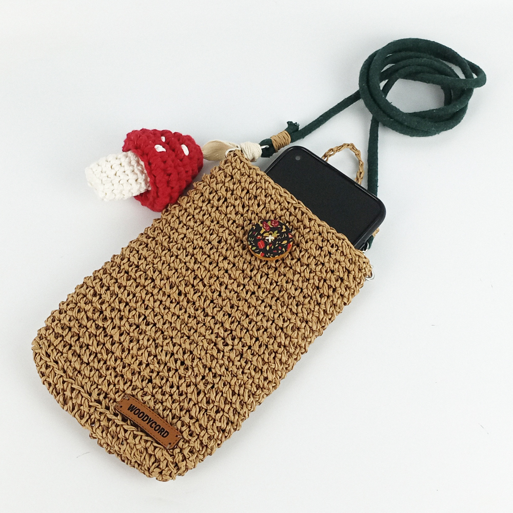 Woodycord%20El%20Örgüsü%20Kağıt%20İp%20Mantar%20Figürlü%20Telefon%20Çantası