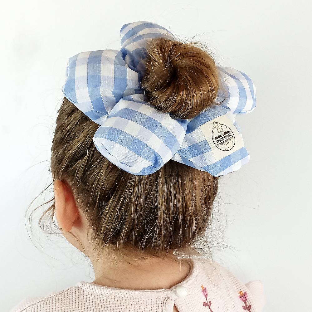 Woodycord%20Scrunchies%20İçi%20Dolgulu%20Lastikli%20Büyük%20Boy%20Çiçek%20Model%20Saç%20Tokası%20