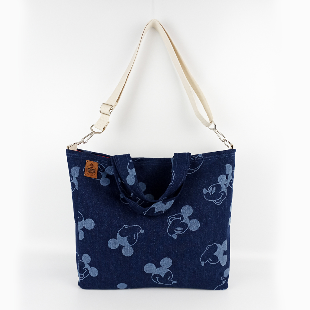 Woodycord%20Mickey%20Mouse%20Desenli%20%20Büyük%20Boy%20Denim%20Tote%20Çanta